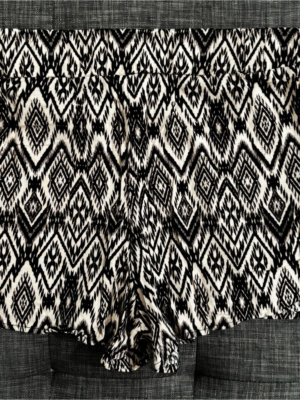 Deb Black and White Tribal Print Women's Shorts